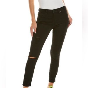 7 For All Mankind Black Skinny Jeans